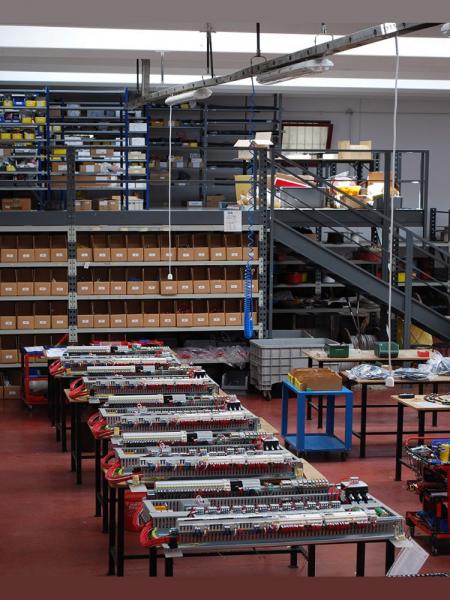 Scorcio del reparto produzione